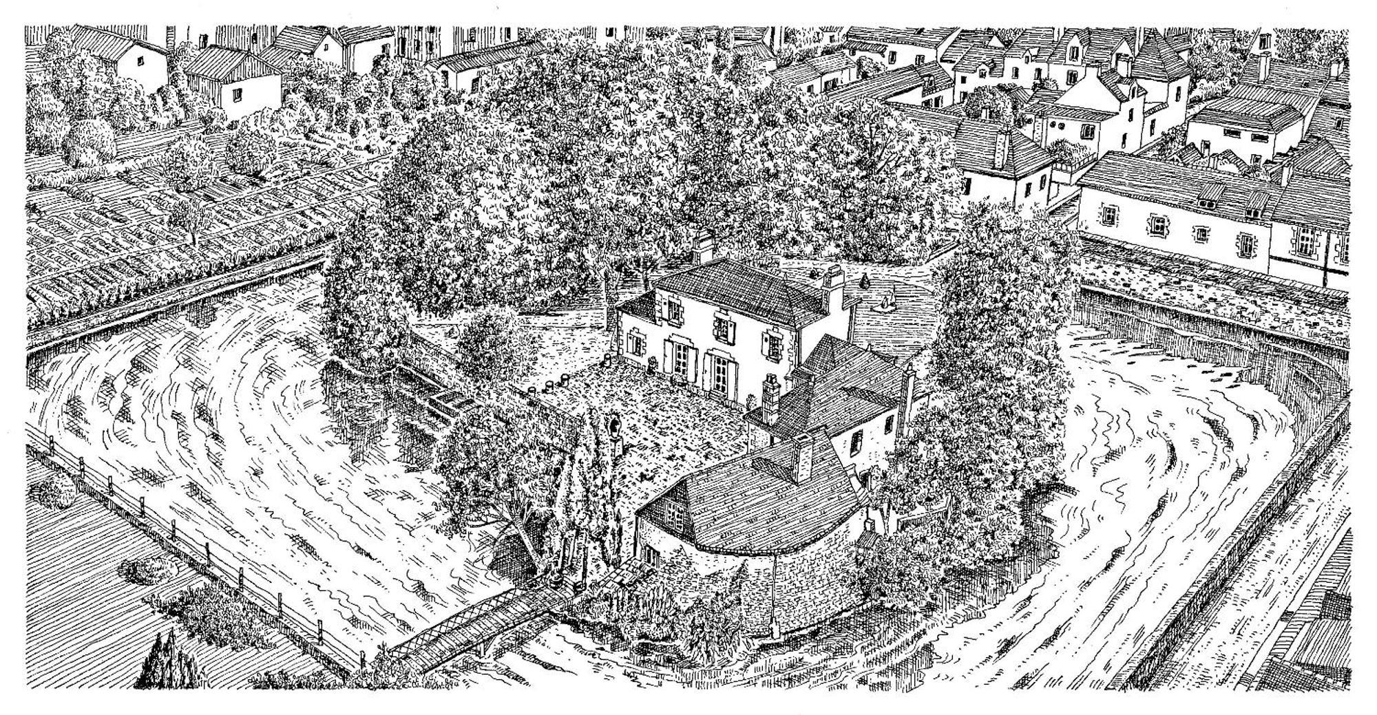 Les Douves Bed & Breakfast Onzain Exterior photo
